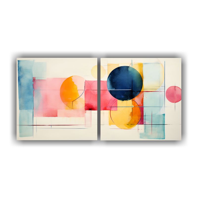 GENERICO - Pinturas Decorativas Inspiradas En La Imprevisibilidad 160x80cm