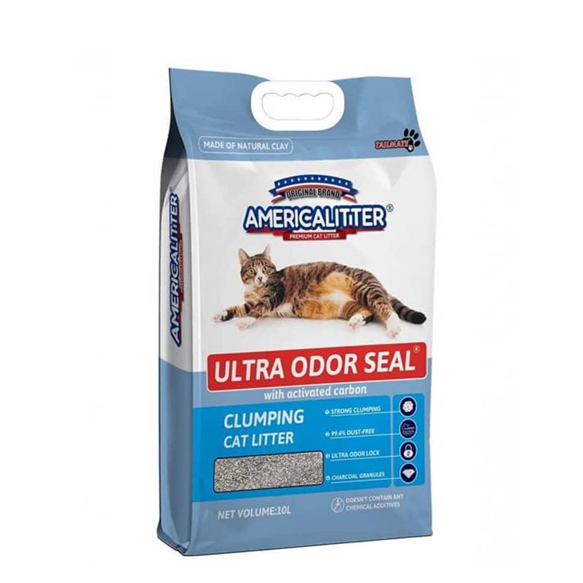 AMERICA LITTER - Arena America Litter Sanitaria Ultra Odor Seal 7Kg.