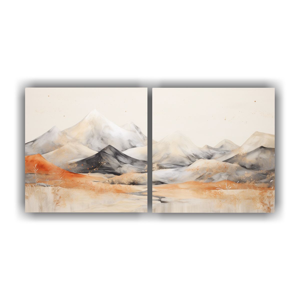 GENERICO - Pintura Decorativa De Paisaje En Estilo Elegante Con Técnic 160x80cm