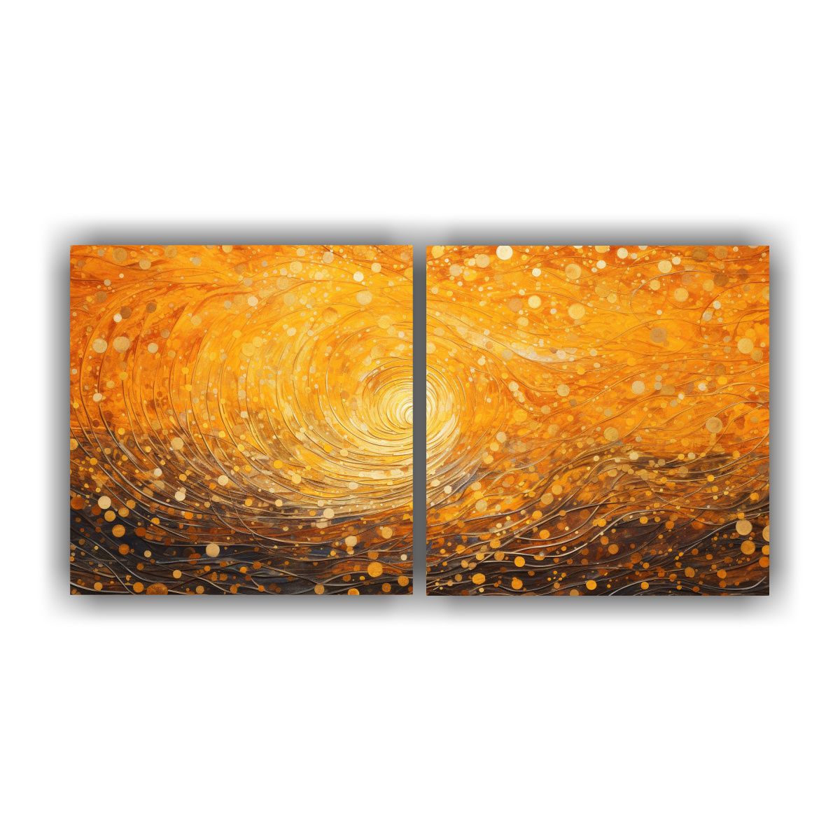 GENERICO - Pinturas Decorativas Al óleo Estilo Puntillismo Luminoso En 160x80cm