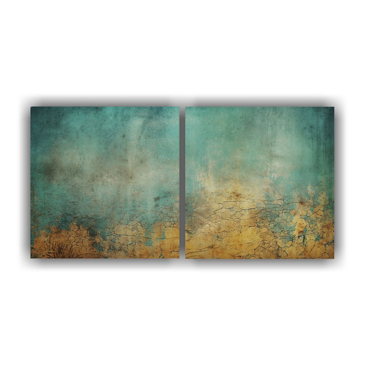 GENERICO - Pinturas Decorativas Elegantes Con Fondo Texturizado 160x80cm