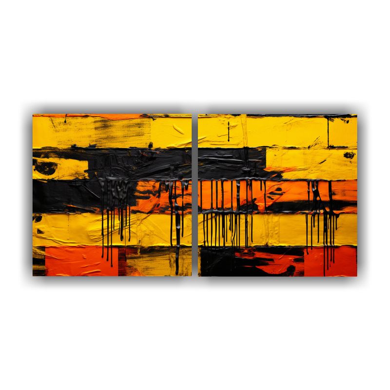 GENERICO - Pinturas únicas De Decoración Para Comedor Con Movimiento  160x80cm