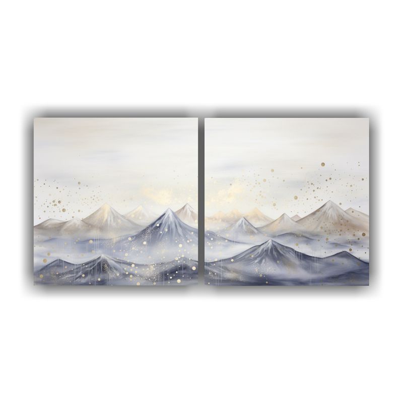 GENERICO - Arte En Paisaje Montañoso Con Estilo Elegante Y Profundidad 160x80cm