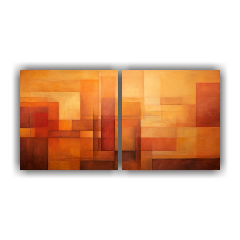 GENERICO - Pinturas De Decoración Con Temática De Escena Geométrica  160x80cm