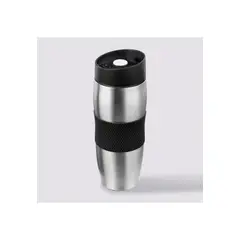 5FIVE - MUG DE CAFÉ 350 ML NEGRO - ACERO INOXIDABLE