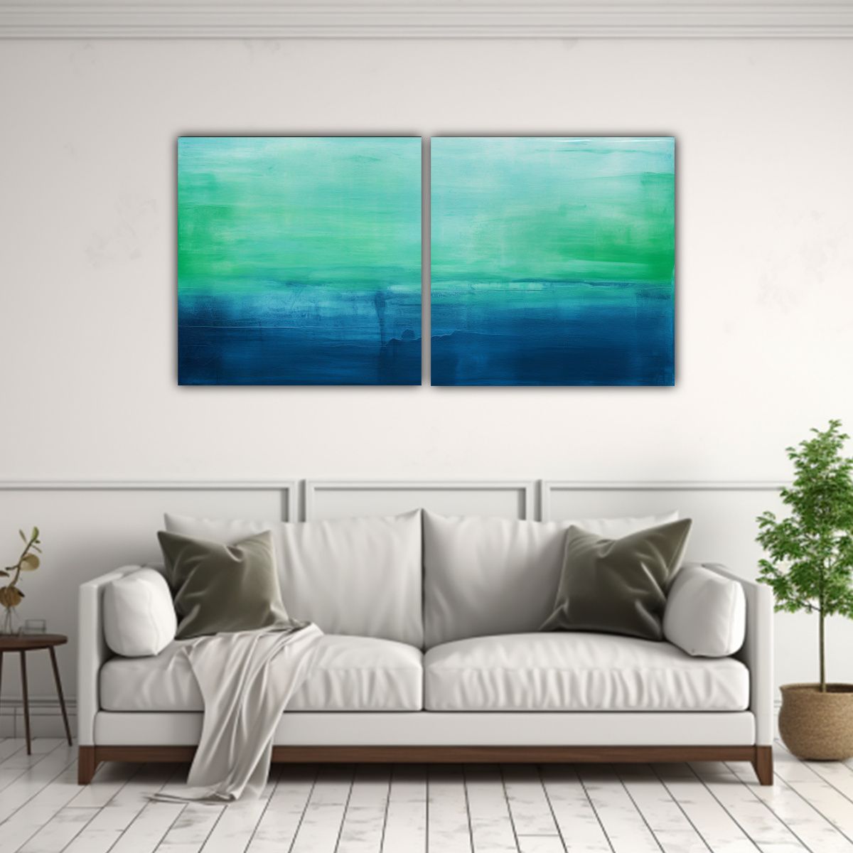 GENERICO - Set De 2 Lienzos Con Diseño De Personalidad Inspirado En Un 160x80cm