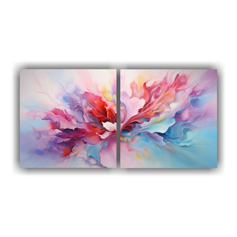 GENERICO - Cuadros Abstractos De Primavera Enigmática En Estilo Galer 160x80cm