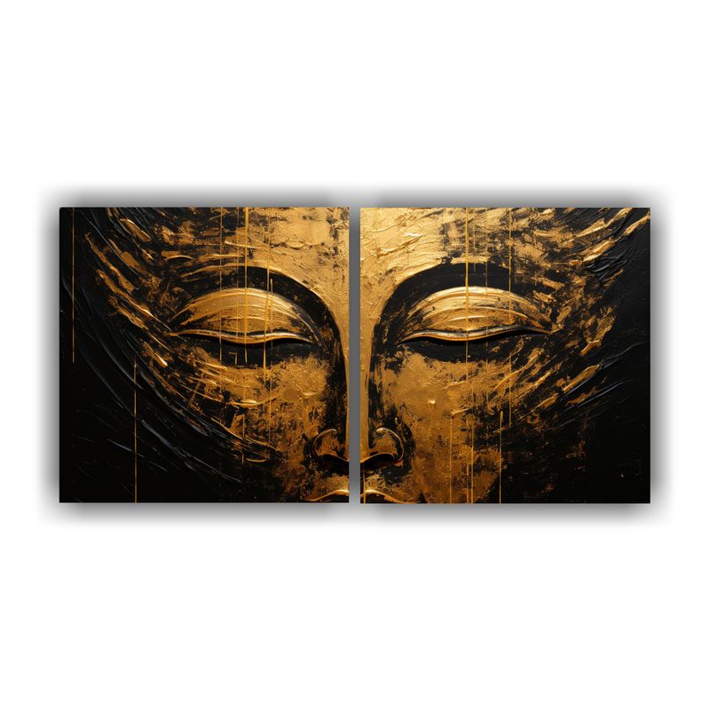 GENERICO - Pinturas Decorativas Modernas De Buddha En Estilo Abstracto  160x80cm