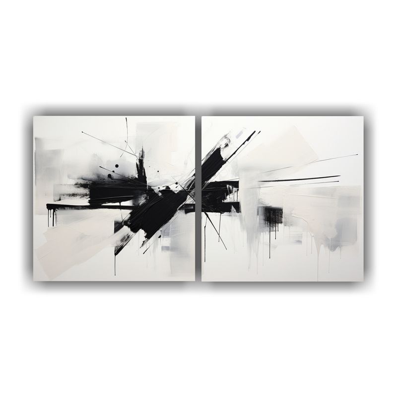 GENERICO - Pintura De Bruce Heekers De Diferentes Formas De Decoración 160x80cm