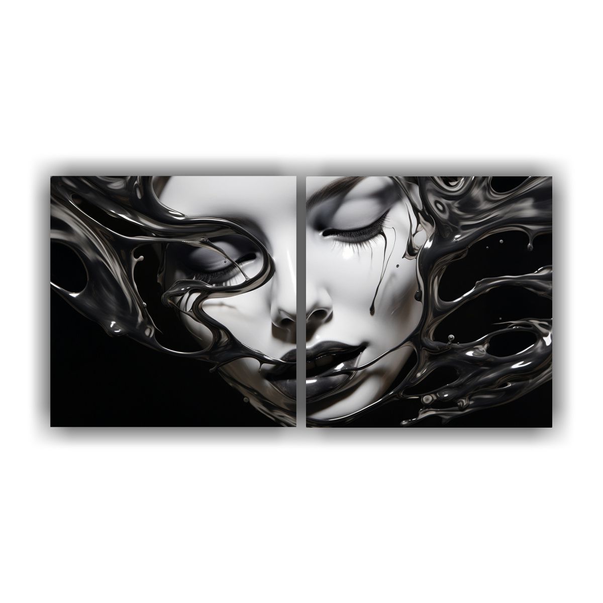 GENERICO - Pinturas De Decoración En Estilo Abstracto De Arte Digital  160x80cm