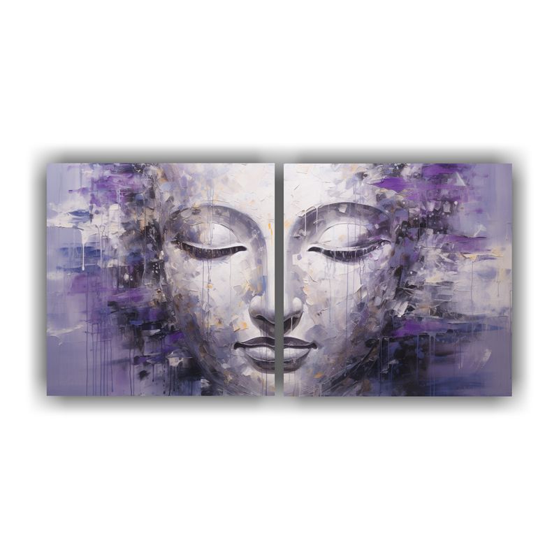 GENERICO - Lienzos De Tela Decoración Sensibilidad Artística Buddha F 160x80cm
