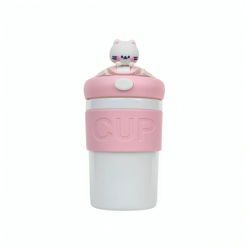 OEM - Vaso De Vidrio Hermético Con Bombilla Gato