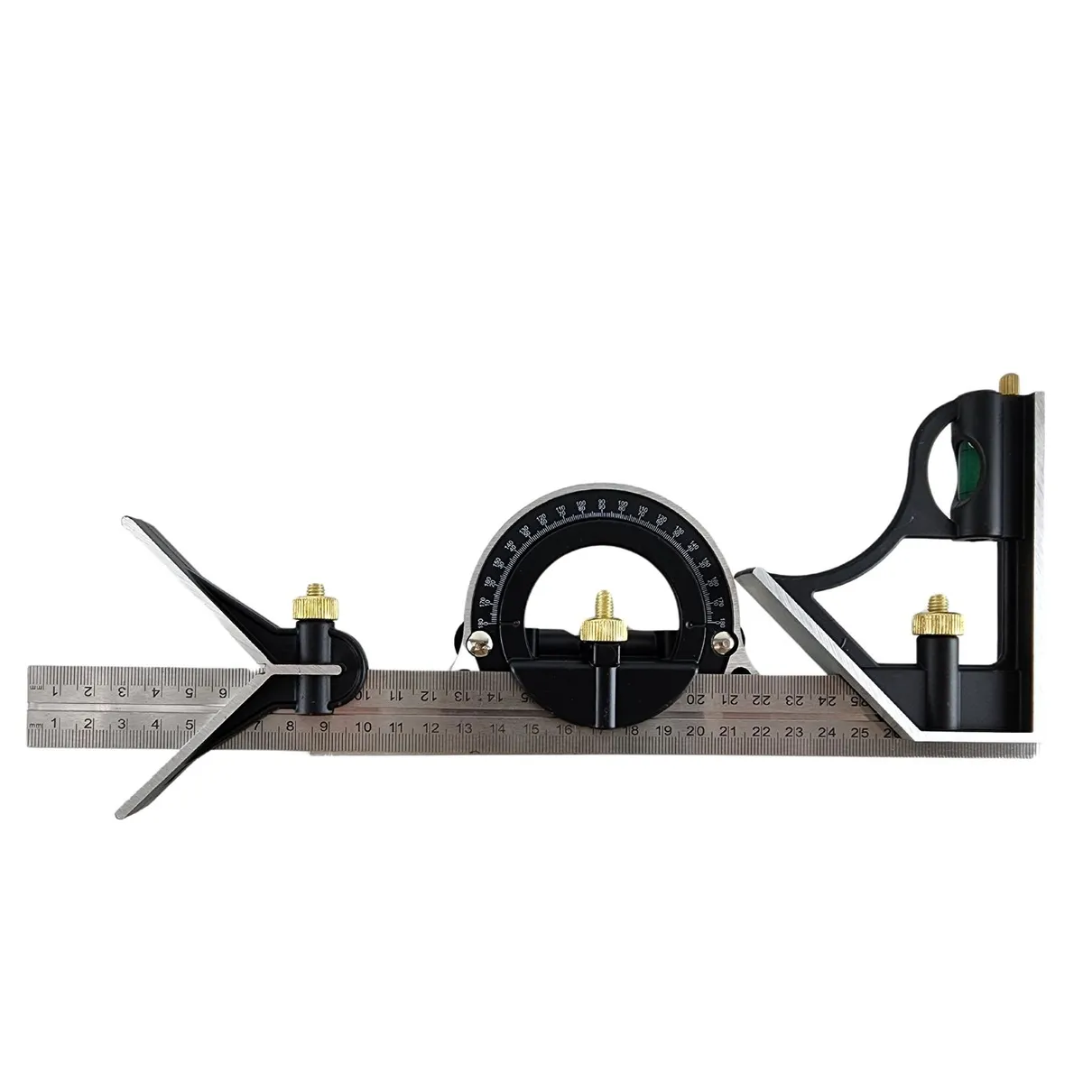 GENERICO - Escuadra Regla Combinada Multifunciona 300mm Universal