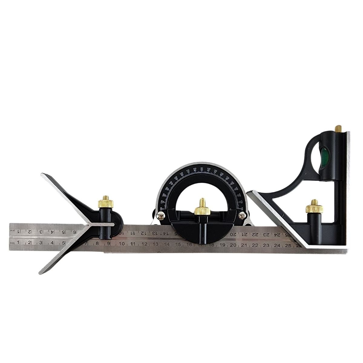 GENERICO - Escuadra Regla Combinada Multifunciona 300mm Universal