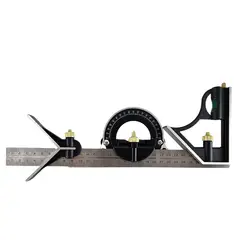 GENERICO - Escuadra Regla Combinada Multifunciona 300mm Universal