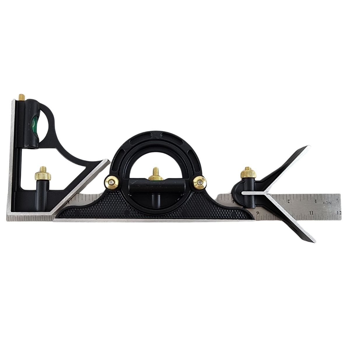 GENERICO - Escuadra Regla Combinada Multifunciona 300mm Universal