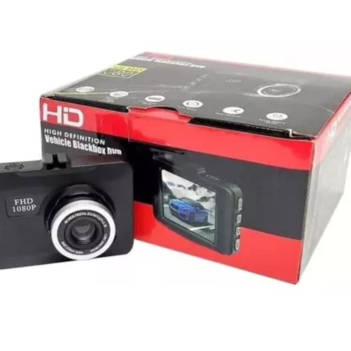 GENERICO - Camara Seguridad Automovil Vehiculo Full Hd 1080p