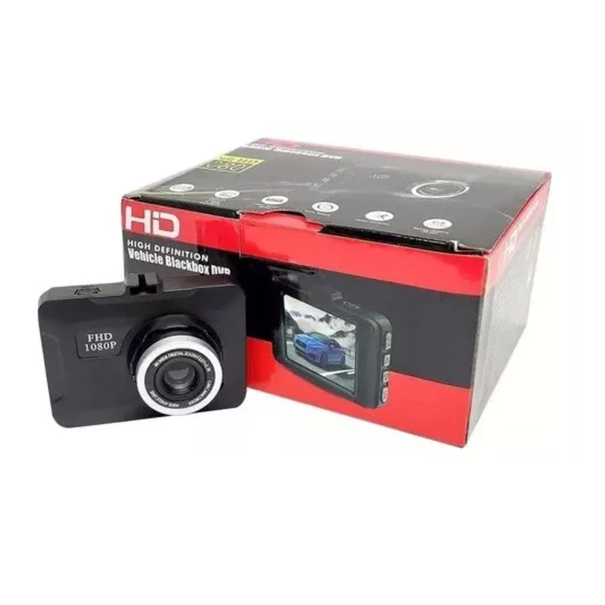 GENERICO - Camara Seguridad Automovil Vehiculo Full Hd 1080p