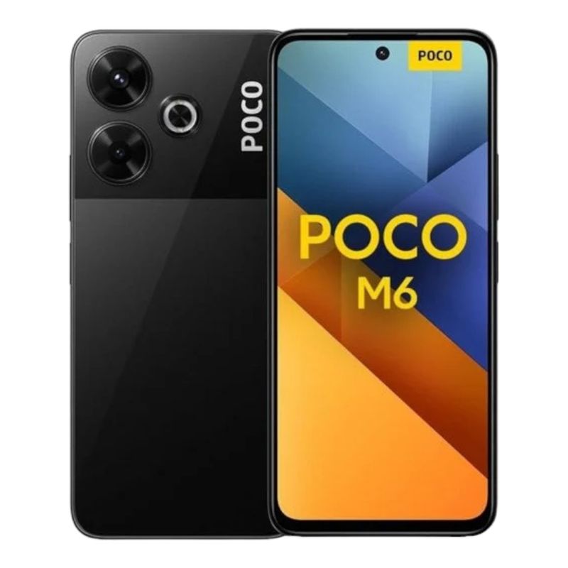 XIAOMI - Xiaomi Poco M6 Dual Sim 256Gb Negro 8Gb Ram