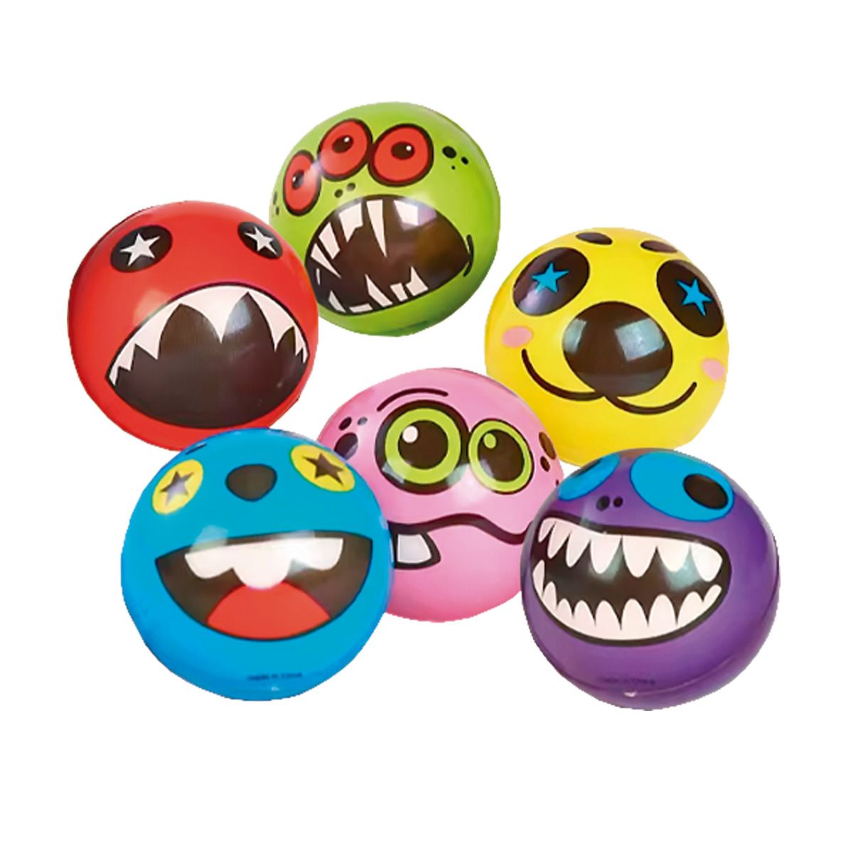 GENERICO - Pack 12x Mini Pelota Anti Stress - Terror