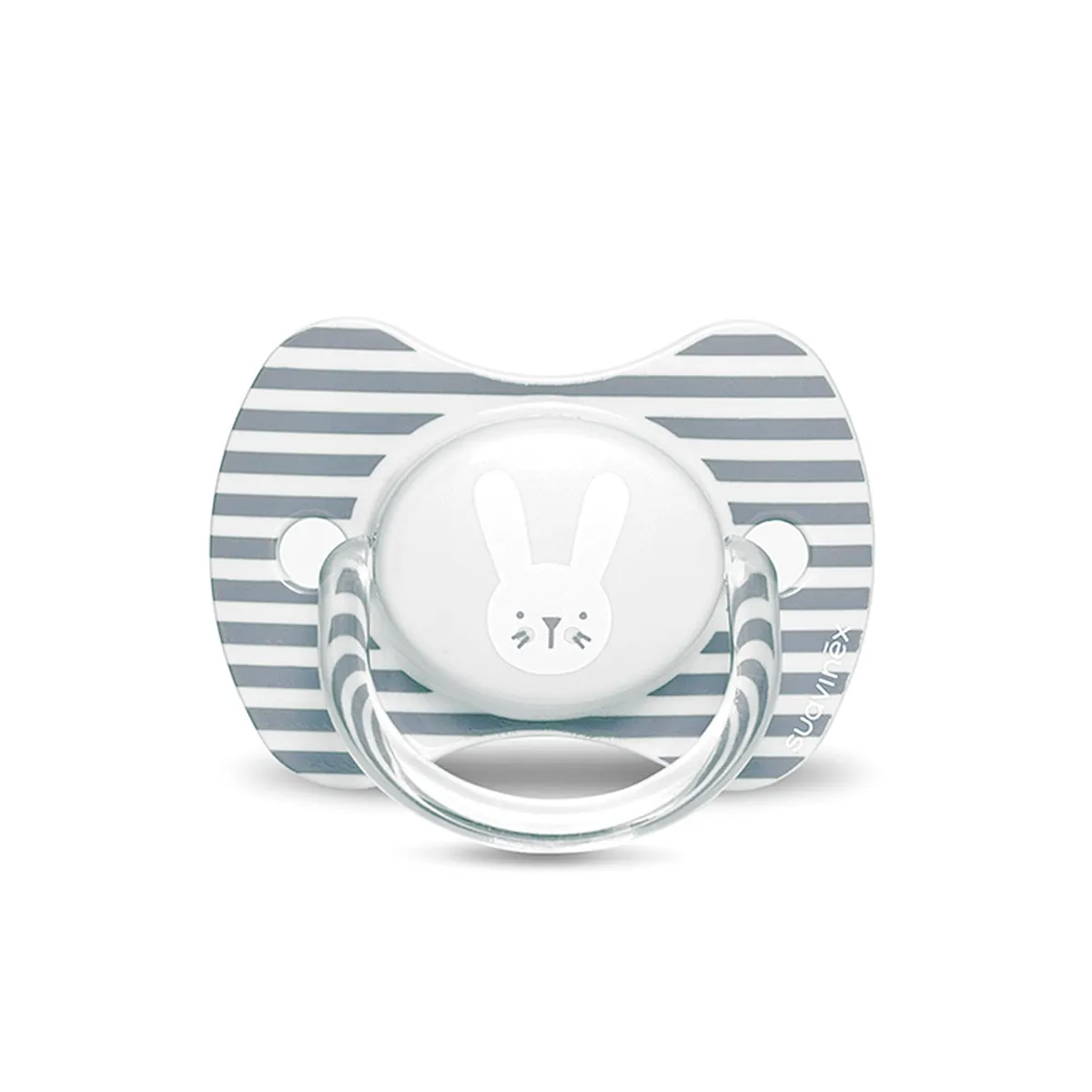 SUAVINEX - CHUPETE FISIOLOGICO SILICONA 6-18M RABBIT GRIS