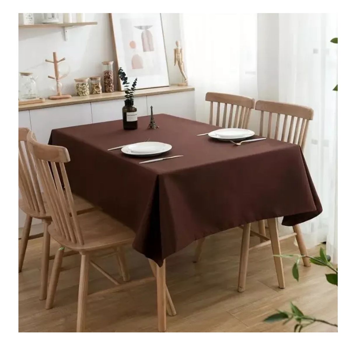 GENERICO - Mantel Anti Manchas Rectangular Género Impermeable 140x140cm