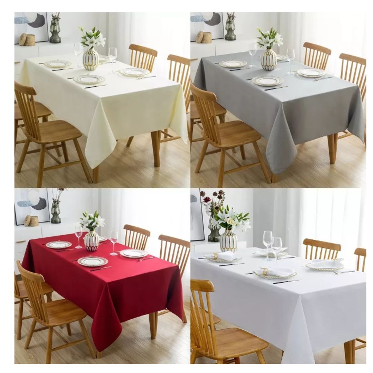 GENERICO - Mantel Anti Manchas Rectangular Género Impermeable 140x140cm
