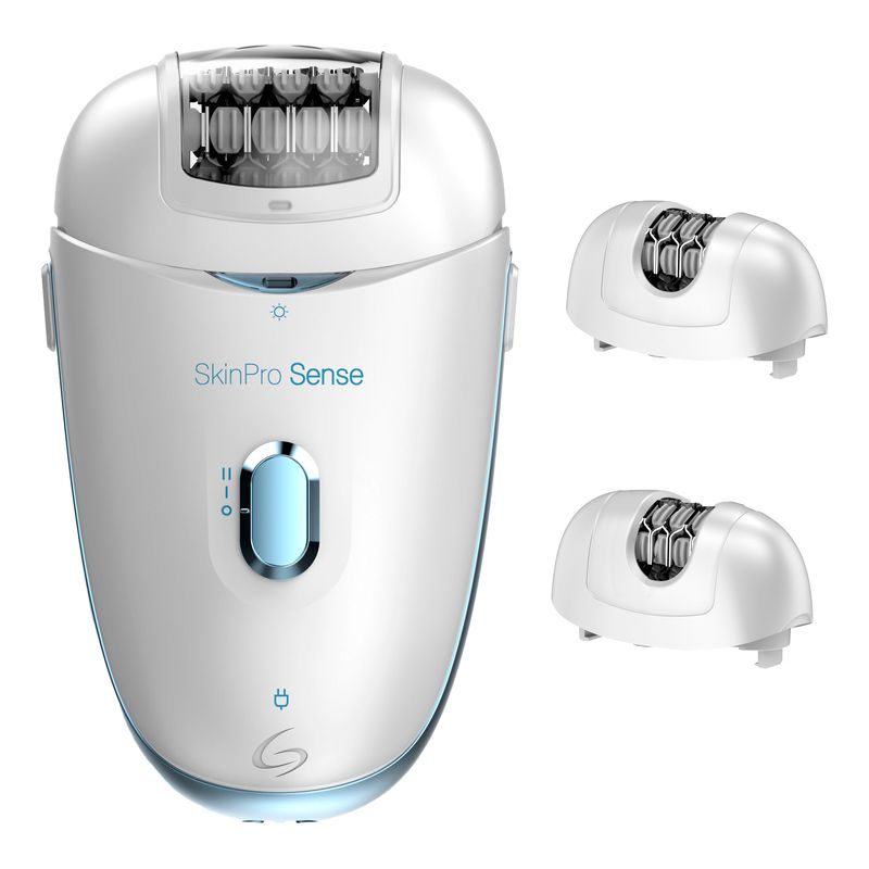 GAMA - Depiladora Skinpro Sense Gama Carga Usb Con 3 Cabezales