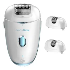 GAMA - Depiladora Skinpro Sense Carga Usb Con 3 Cabezales