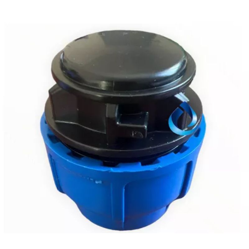 GENERICO - Tapon Final Compresion Hdpe 90mm Plansa Manguera