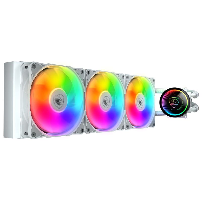 COUGAR - Enfriador Liquido Cougar Poseidon Elite ARGB 360 white