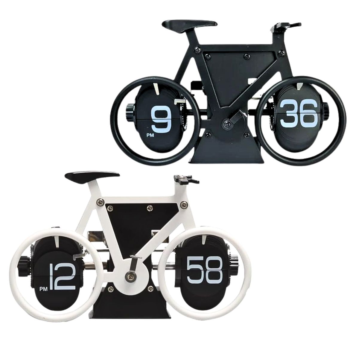 GENERICO - Reloj Digital Diseño De Bicicleta - Hogar Escritorio Oficina