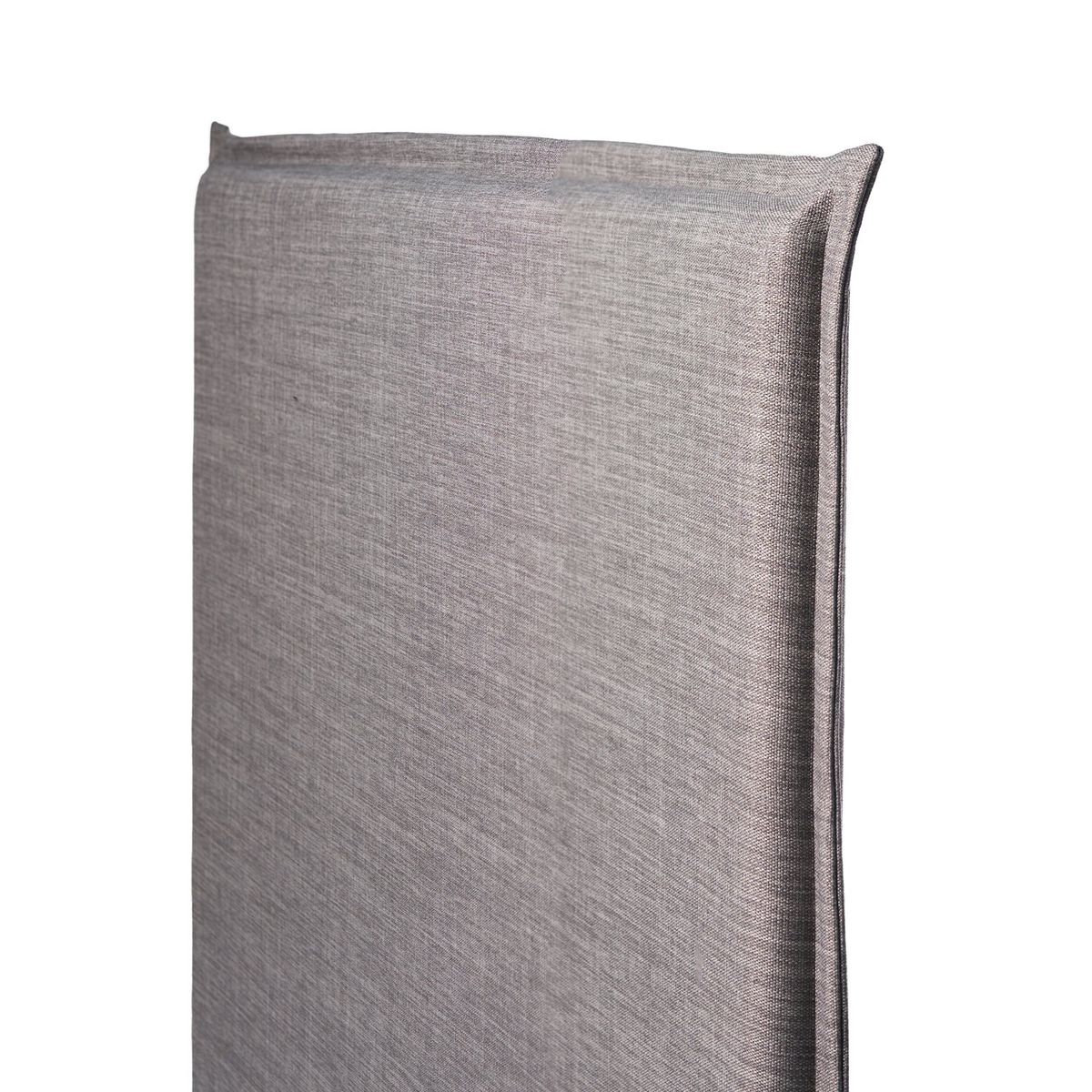 KABECEROS - RESPALDO LAVABLE CON FUNDA PESTAÑA - 1 PLAZA - LINO TUCUMÁN GRIS