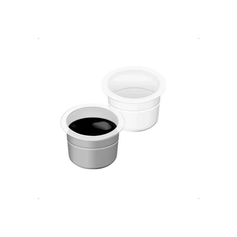 GENERICO - Pack 100 Pocillos Para Tinta De Tatuaje o Microblading