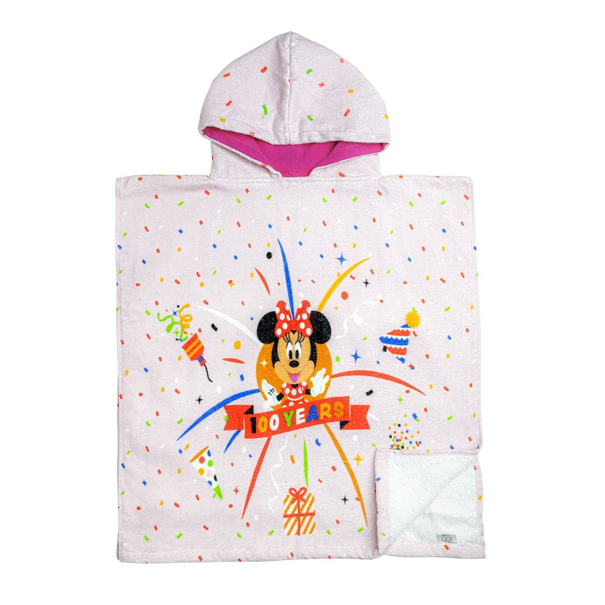 BAMBINO - Toalla Poncho Minnie Disney para bebé