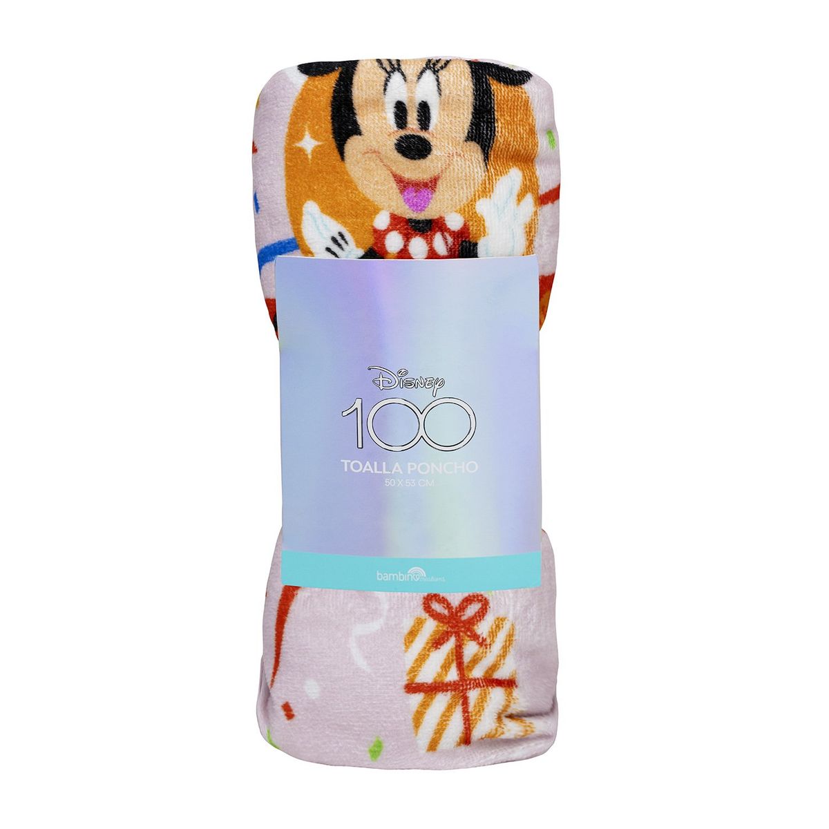 BAMBINO - Toalla Poncho Minnie Disney para bebé