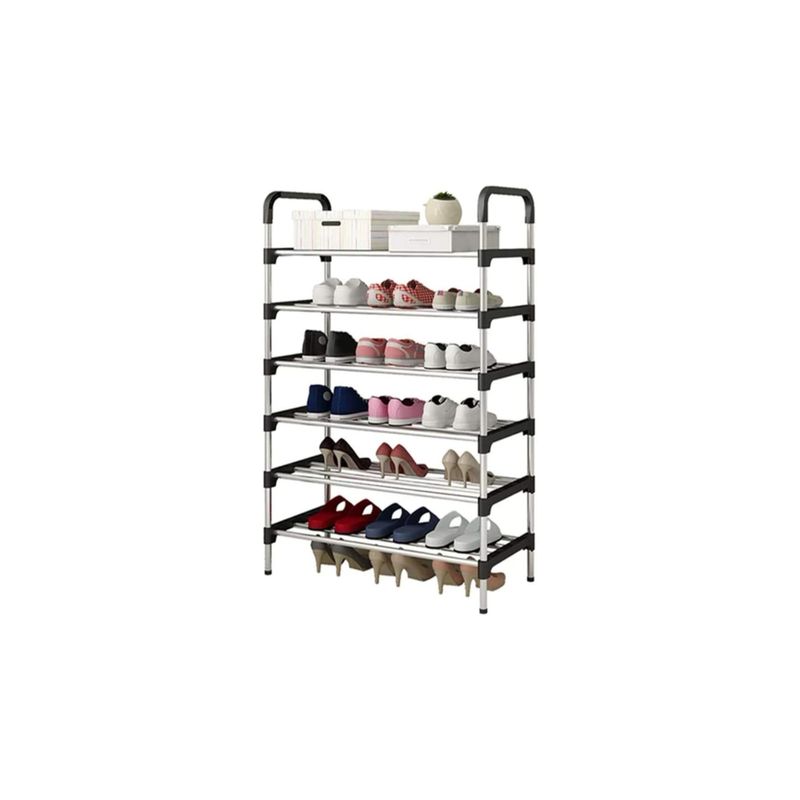 IMPORTCLICK - Zapatero Organizador 8 Niveles 24 Pares Metal - Plateado