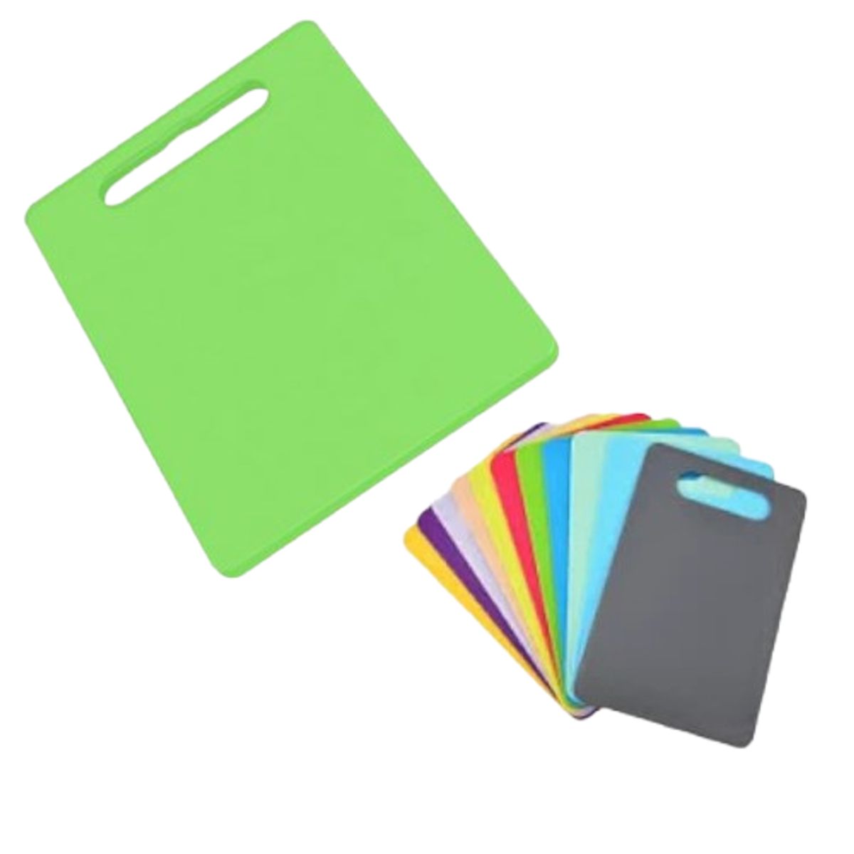 GENERICO - Tabla de cortar de plástico cortar portátil para frutas y alimentos