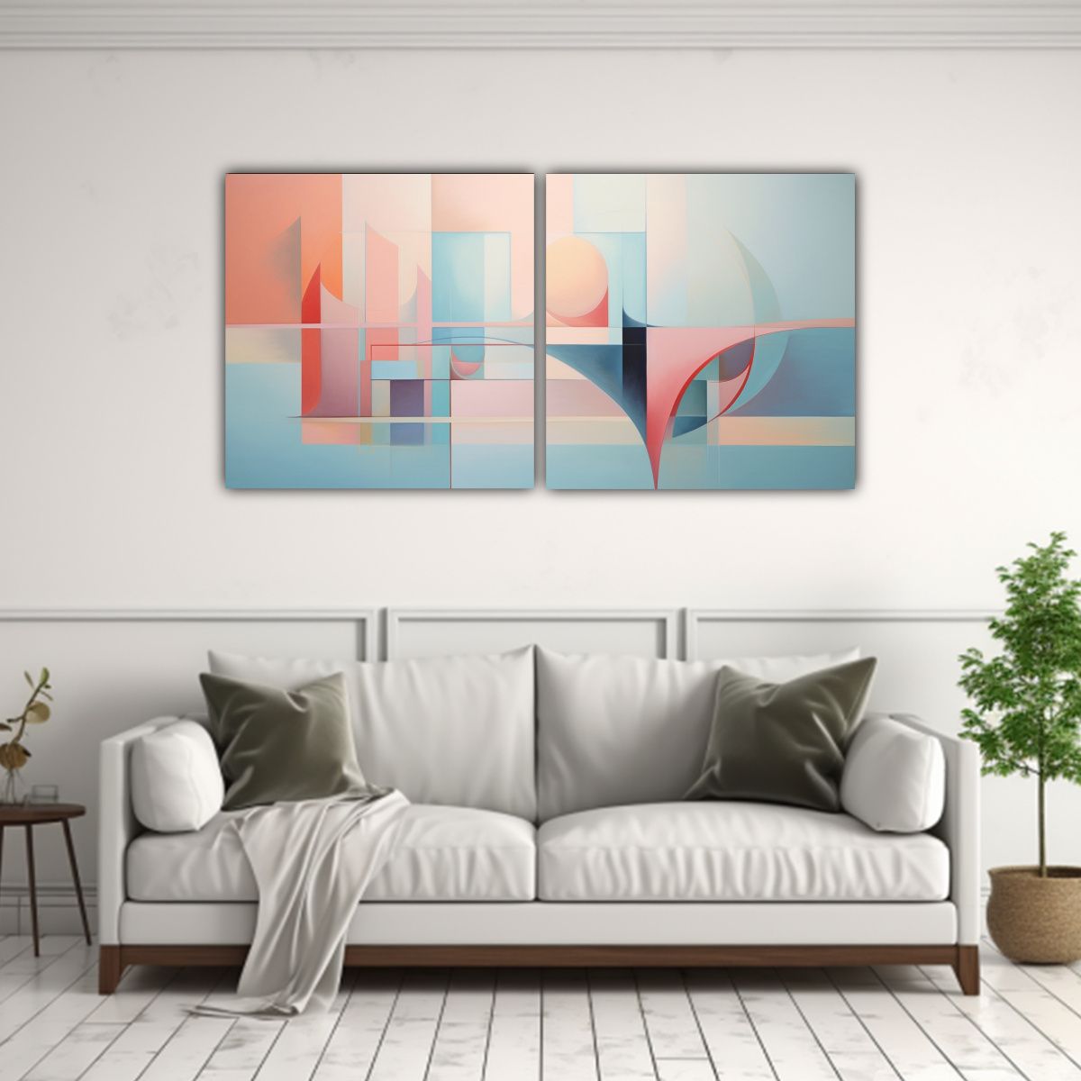 GENERICO - Pinturas Decorativas De Alta Calidad Con Combinación De Abs 160x80cm