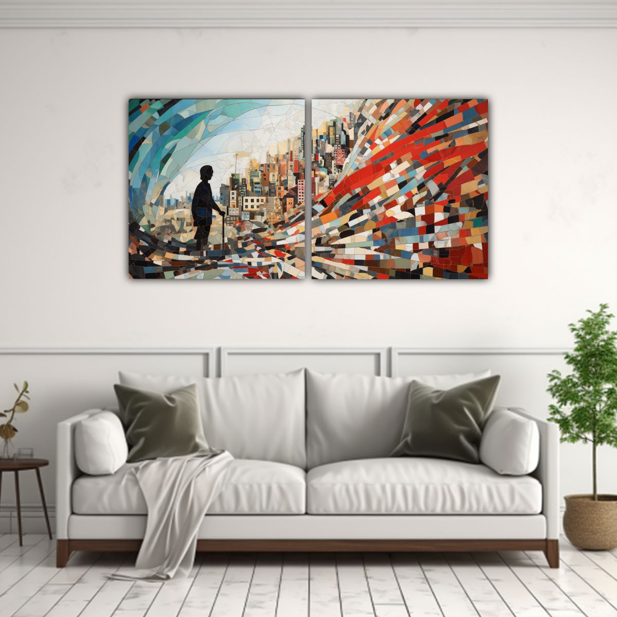 GENERICO - Pinturas Decorativas De Alta Calidad Con Fragmentos De Recue 160x80cm