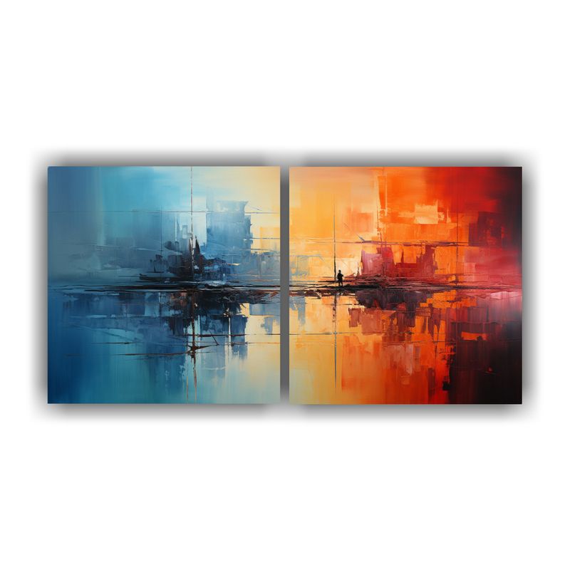 GENERICO - Pintura Decorativa Vintage Detalle Bold Brushwork, Expresiva 160x80cm