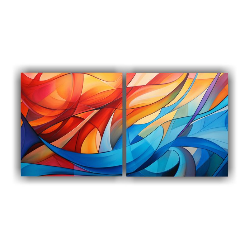 GENERICO - Pinturas Decorativas Abstractas Modernas Con Impacto Visual  160x80cm