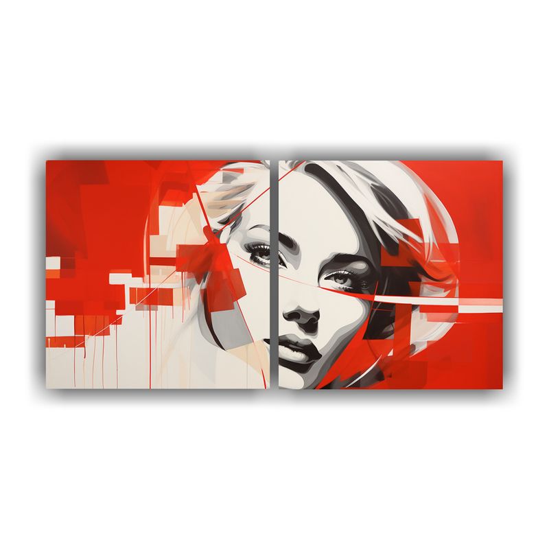 GENERICO - Pinturas Decorativas Abstractas De Fusión Pop Art Y Colores 160x80cm