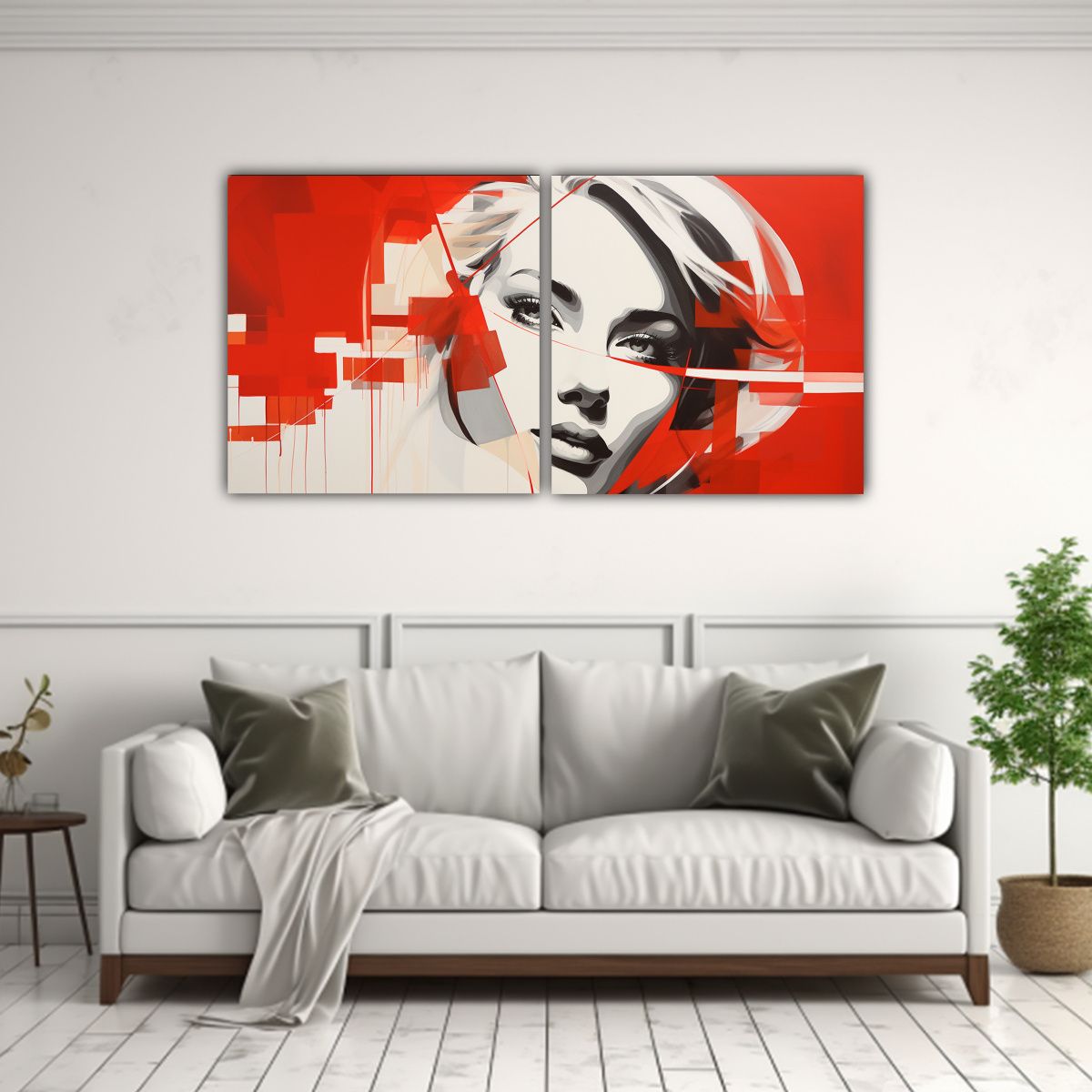 GENERICO - Pinturas Decorativas Abstractas De Fusión Pop Art Y Colores 160x80cm
