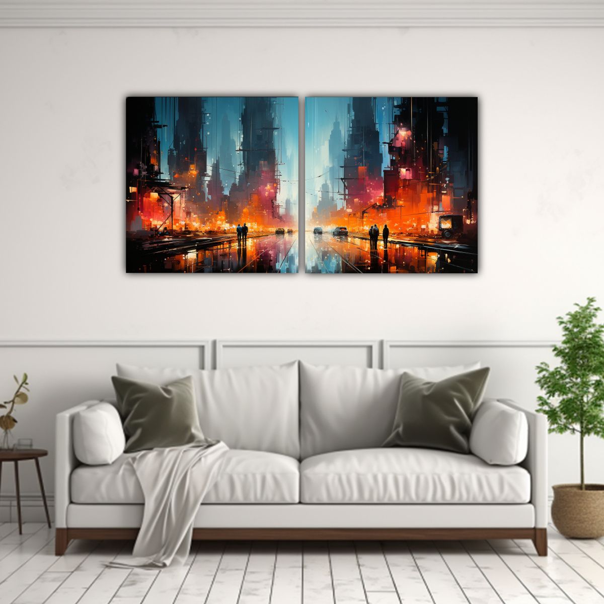 GENERICO - Pinturas Decorativas Abstractas Que Evocan Emociones En Colo 160x80cm