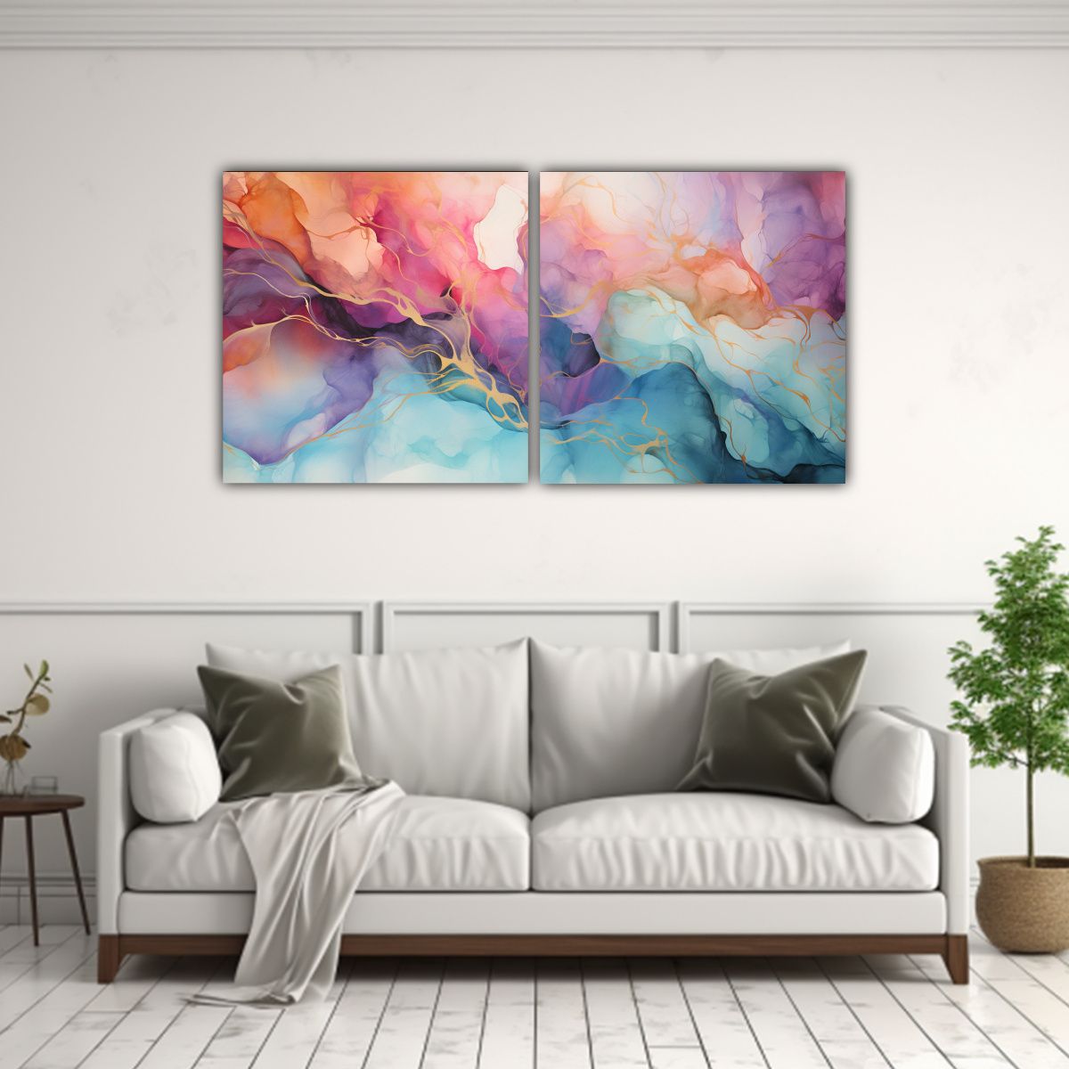 GENERICO - Cuadros Vanguardia Intensidad Alcohol Con Fondo De Tinta Dor 160x80cm