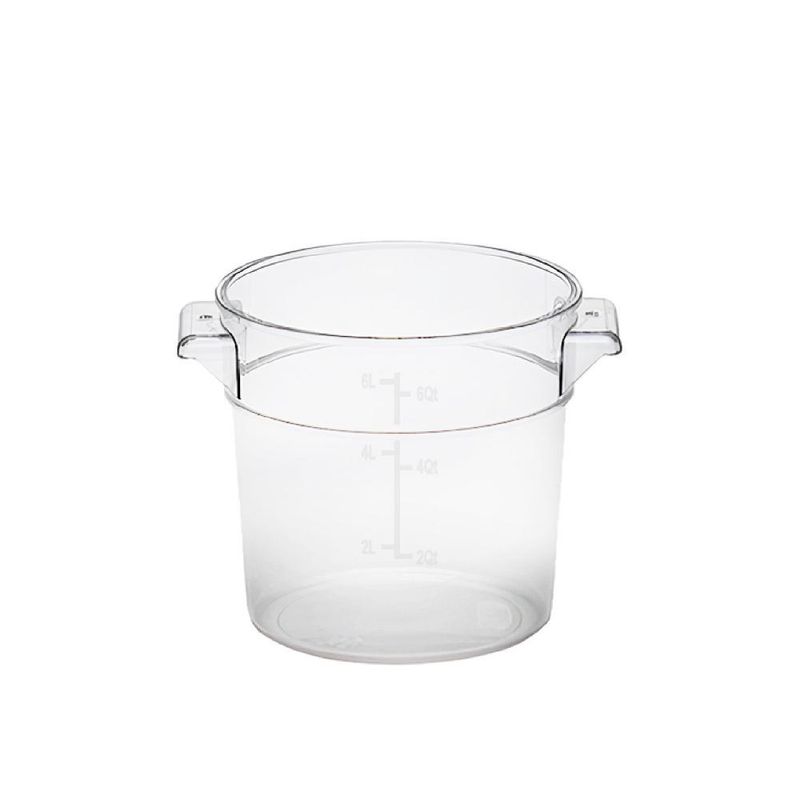 GASTROPLAST - CONTENEDOR POLICARBONATO REDONDO 6 LT GASTROPLAST