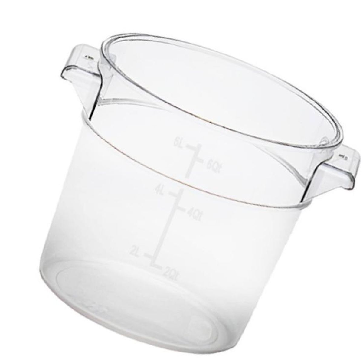 GASTROPLAST - CONTENEDOR POLICARBONATO REDONDO 6 LT GASTROPLAST