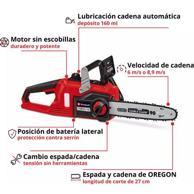 Imagen 2 del producto Motosierra Inalámbrica 18v 300mm Solo FORTEXXA 1830 -