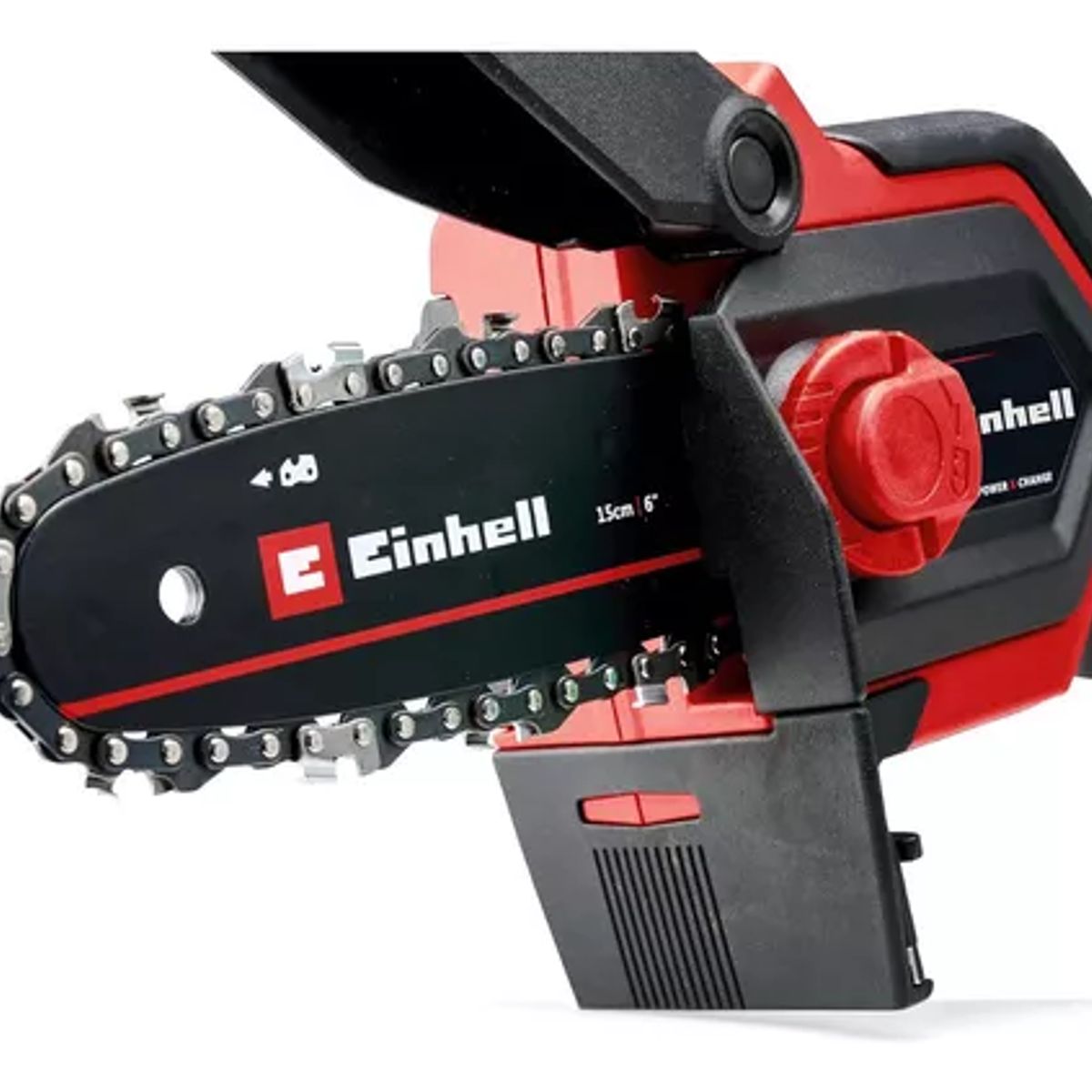 EINHELL - Motosierra Ge-ps 1815 Li Bl-solo 18v Bat+ Cargador Einhell Color Rojo